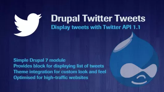 Drupal twitter tweets module