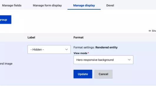 View mode selection